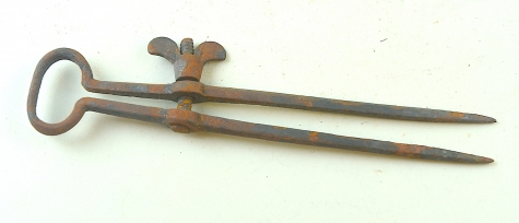 Primitive forged spring joint calipers