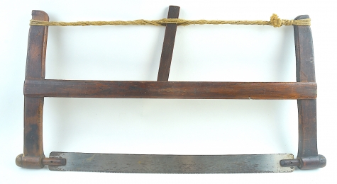 Primitive frame saw with 17" blade