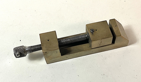 Solid brass toolmaker's vise