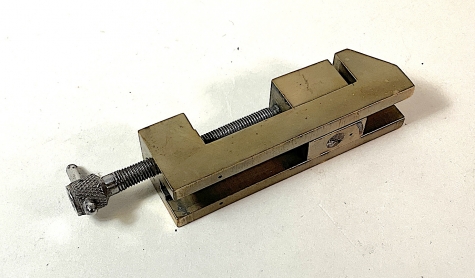 Solid brass toolmaker's vise