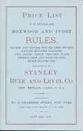 Stanley 1877 catalog of boxwood and ivory rules