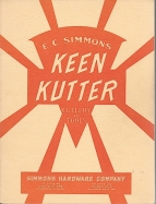 Keen Kutter 1930 catalog large format