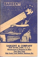 Sargent Planes 1912 catalog