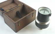Pantometer in wood case for parts or repair