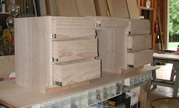 drawers being built